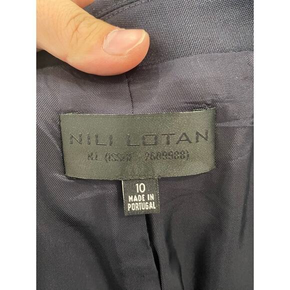 Nili Lotan Nathalia Jacket in Dark Navy - Picture 14 of 15